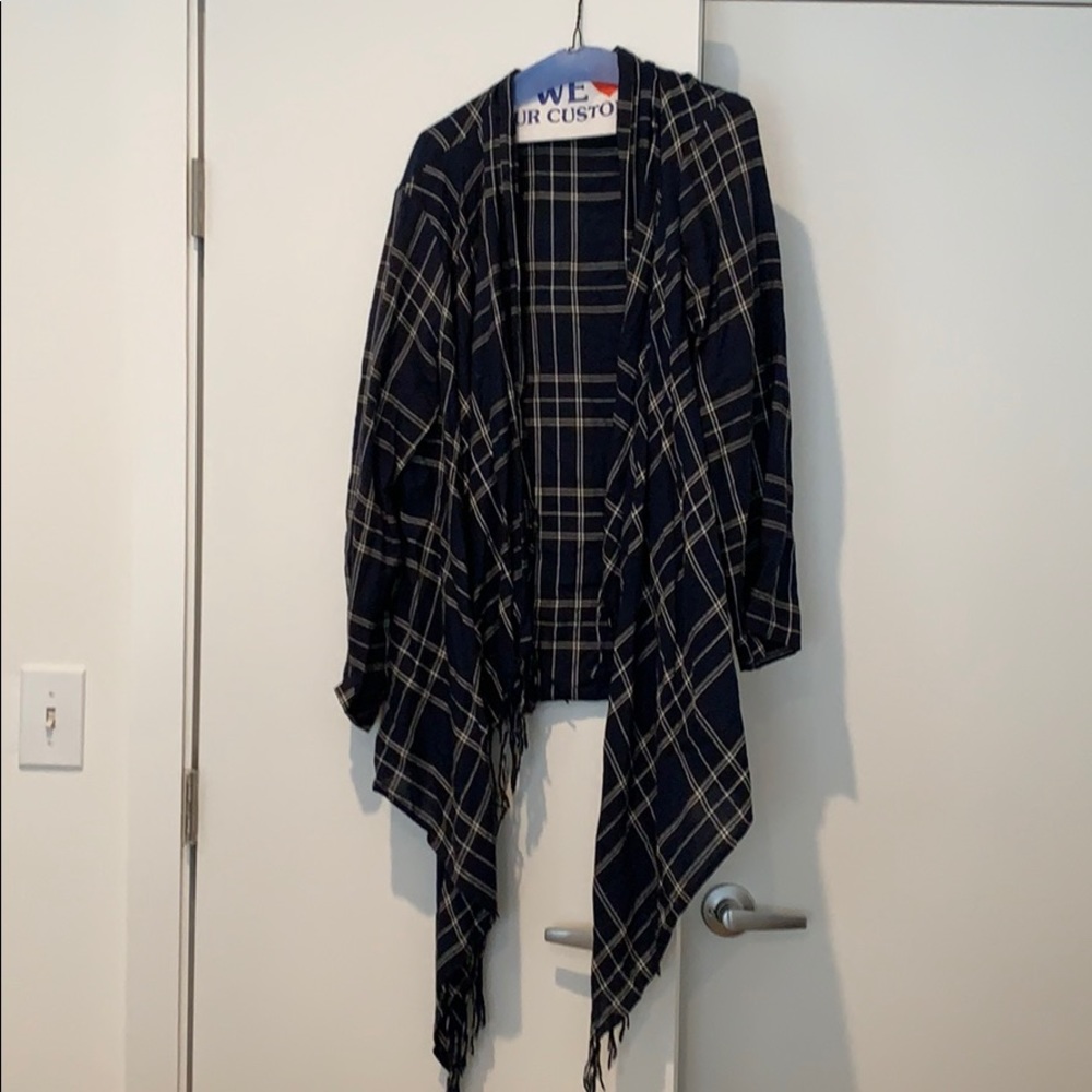 Plaid Cardigan
